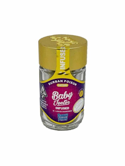 BABY JEETER (DUBAN POISON) – 5 Pre rolls per Bottle