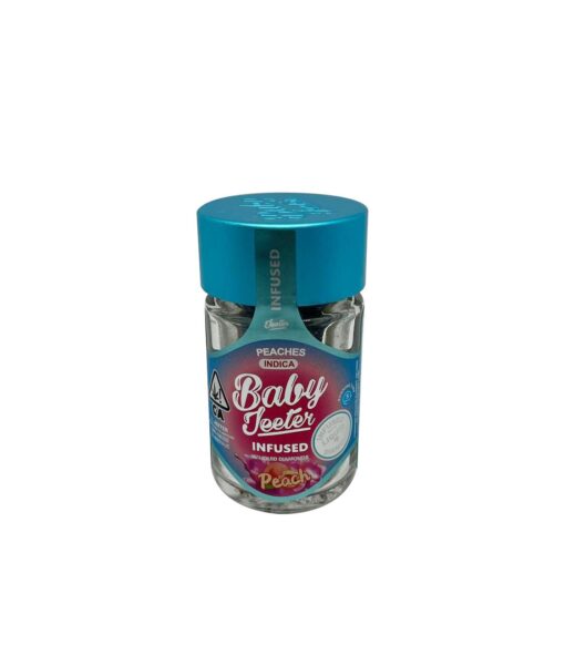 BABY JEETER (PEACHES) – 5 Pre rolls per Bottle