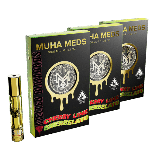 Muha Med Cherry Lime Sherbelato Carts | SATIVA